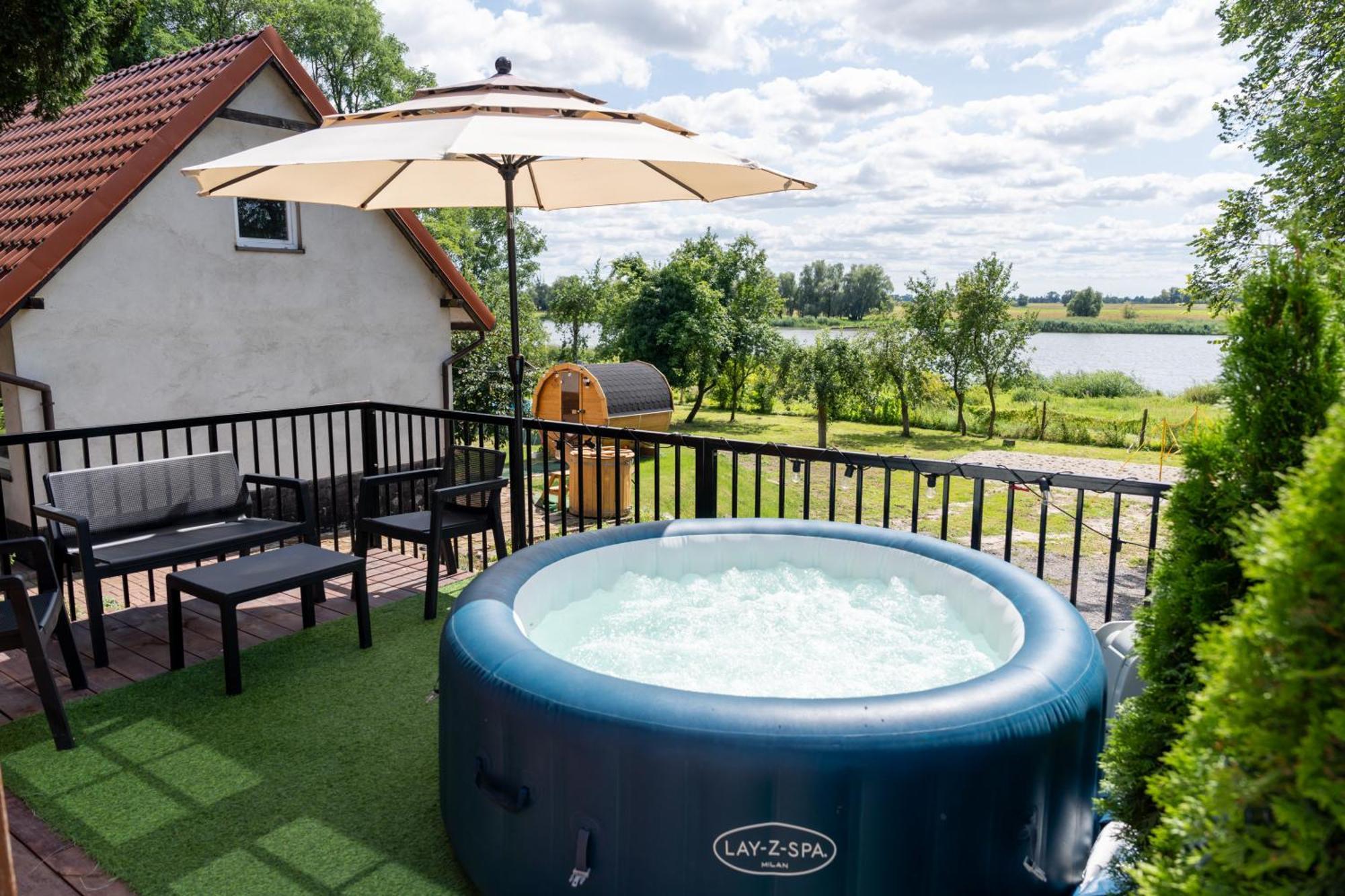 Oderpoint#Sauna#Jacuzzi Gozdowice 외부 사진